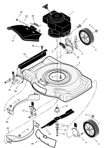 Part Location Diagram of F-020402L Murray Book, Instruction